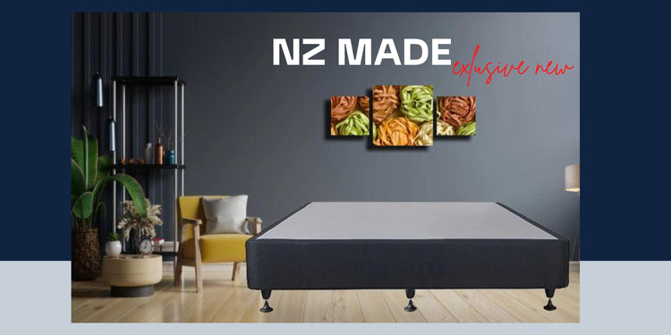 Bed with mattress