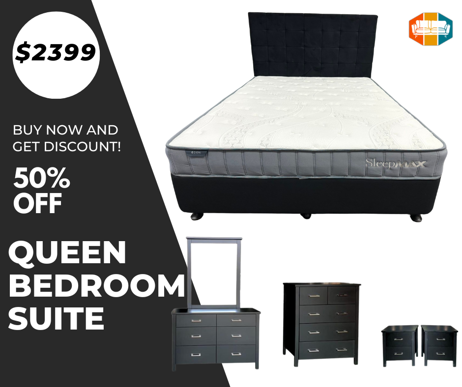Queen Bedroom Suite With Medium Firm Mattress