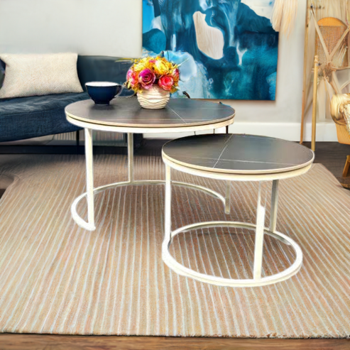 Coffee Table In Black Top