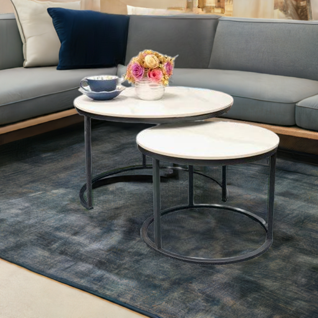 Coffee Table With White Top