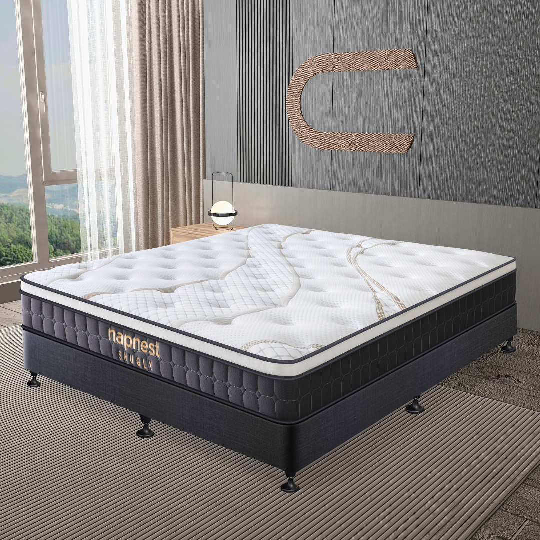 Base With NapNest Snugly Pocket Spring Pro Mattress