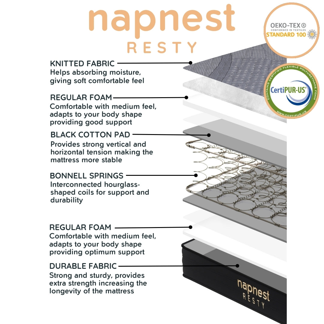 Base With NapNest Resty Mattress