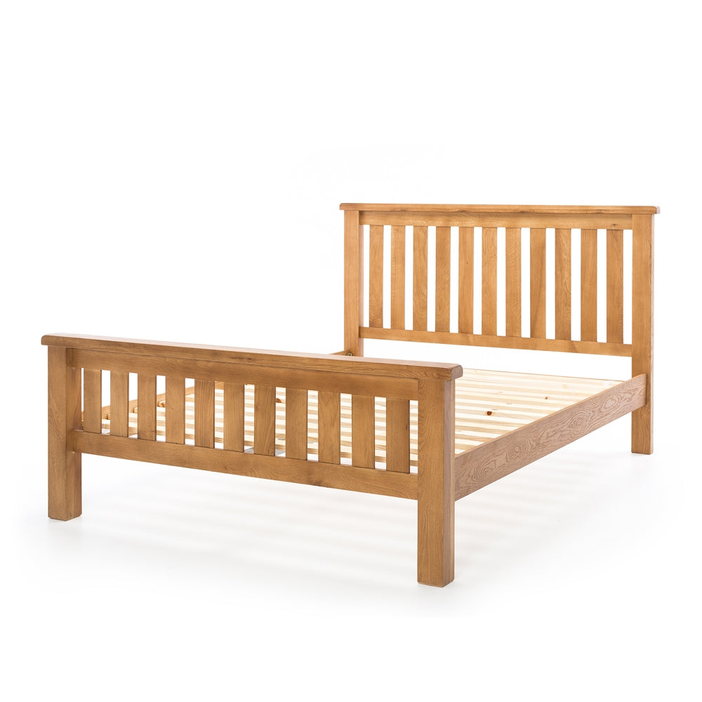 Raymond Wooden Bed in Oak