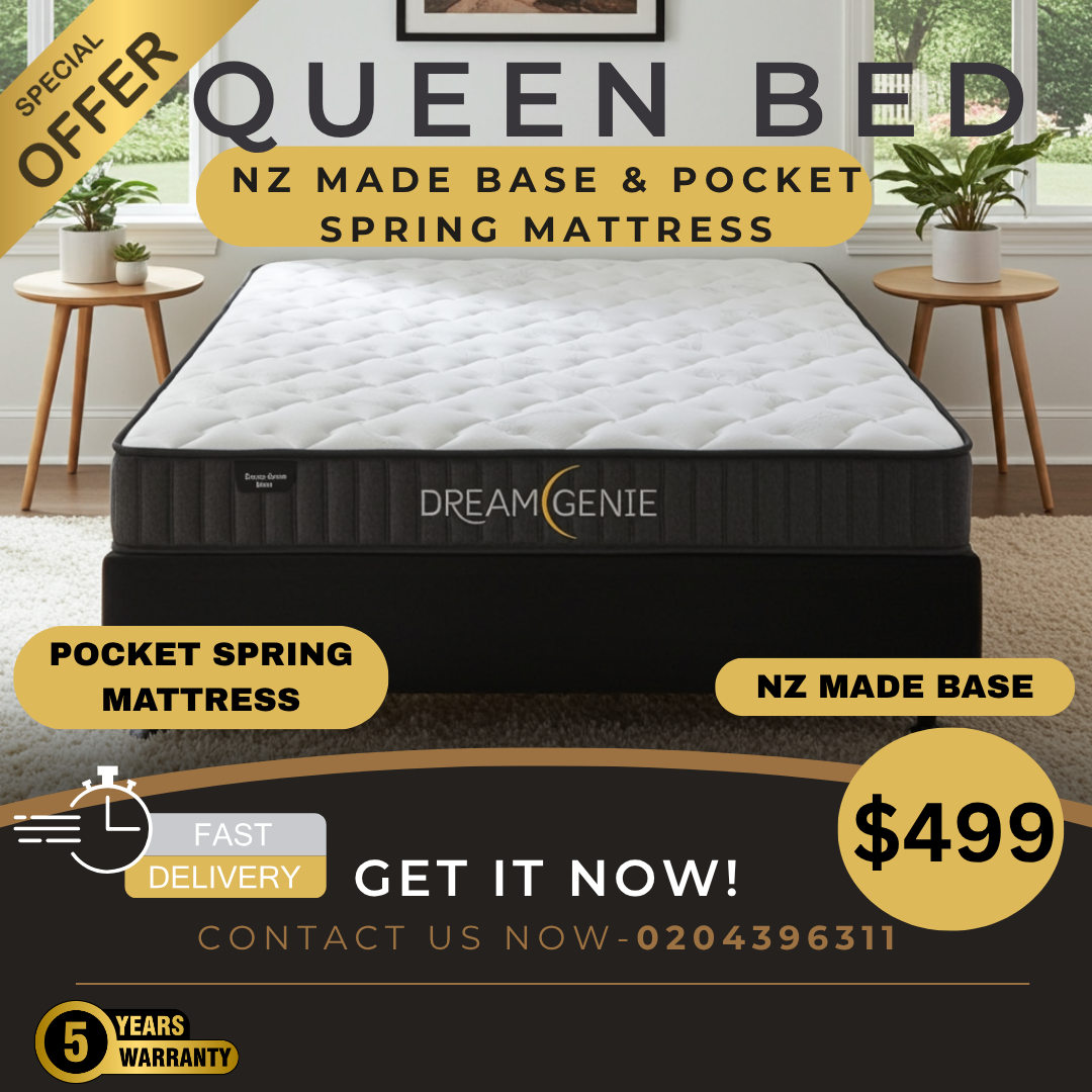 Queen Base and Pocket Spring Mattress