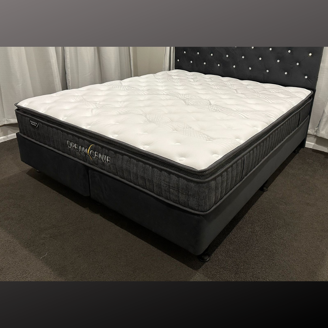 Super King NZ Made Base With Pocket Spring Pillow Top Mattress