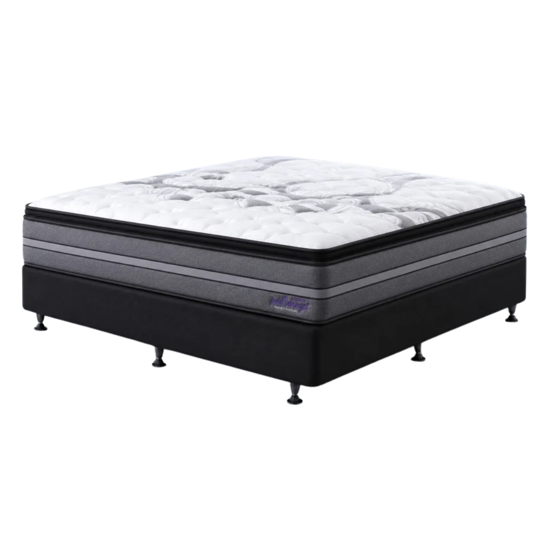 NZ Made Base with Omega Medium Pocket Spring Pillow Top Mattress