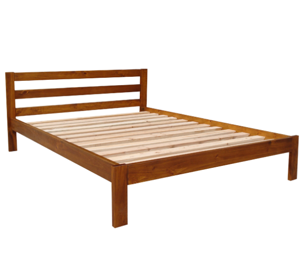 Tina Wooden Bed in Solid wood
