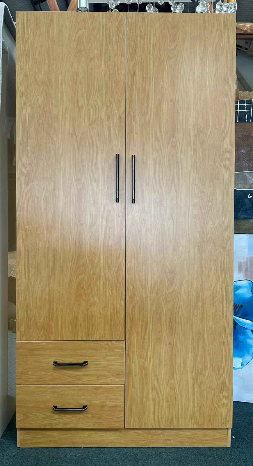 Tyler 2 Door Wardrobe With 2 Drawers