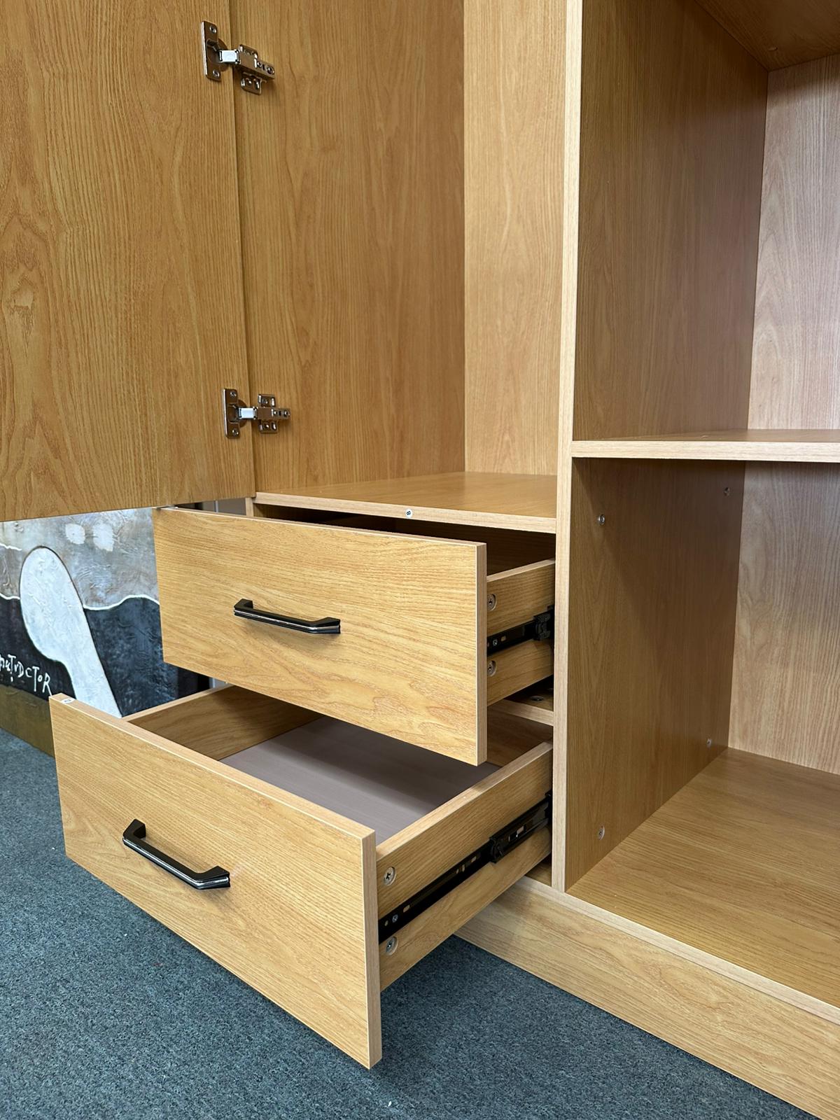 Tyler 2 Door Wardrobe With 2 Drawers