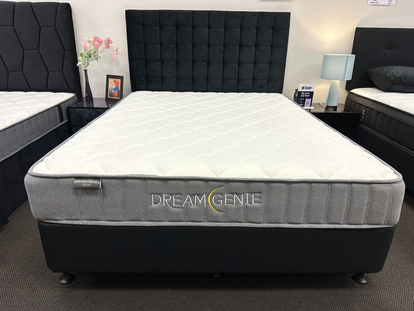 Base With Dream Genie Medium Firm Mattress