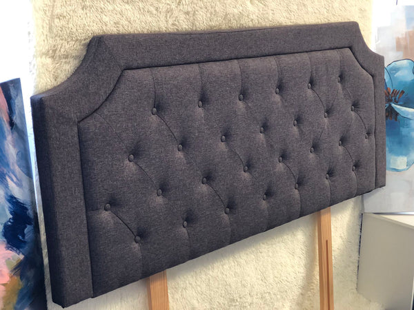 Bella Headboard in Grey Fabric