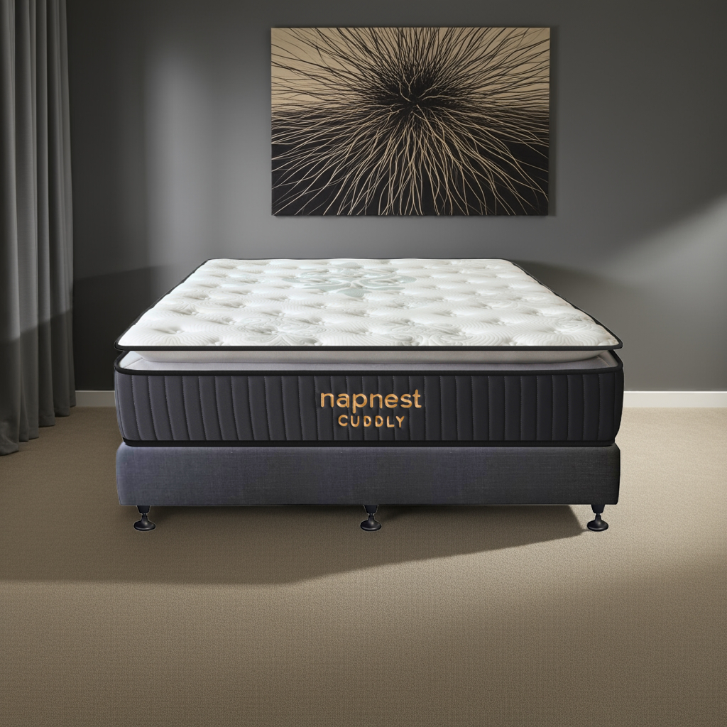 Base With NapNest Cuddly Plush Pillow Top Mattress