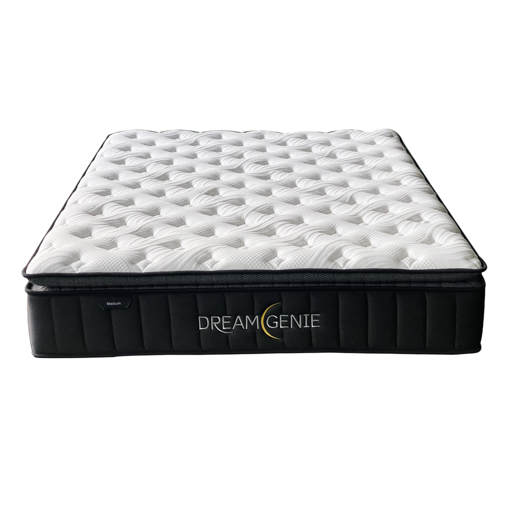 Base With Dream Genie Luxury Pocket Pillow Top Medium Mattress