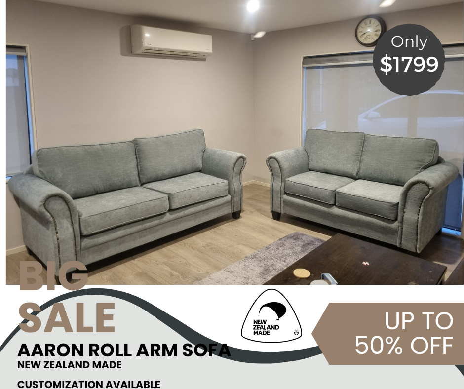 AARON ROLL ARM SOFA