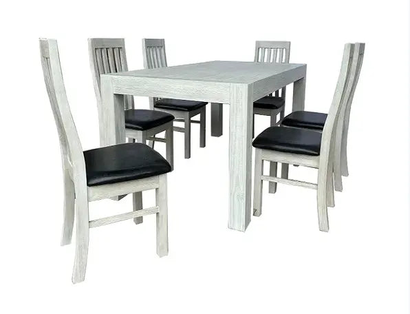 AMANDA SOLIDWOOD DINING SET