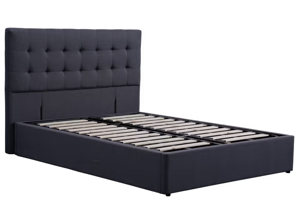 Newtown Gas Lift Storage Bed With Pocket Pillow Top Mattress.