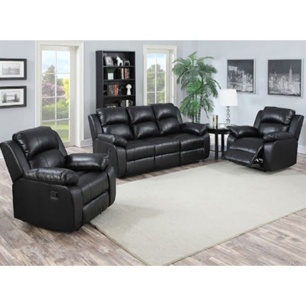 HENRY RECLINER SUITE IN BLACK