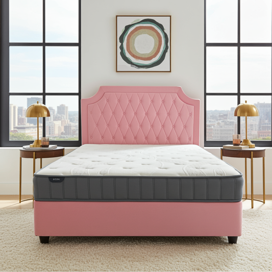 Bella Pink Velvet Headboard