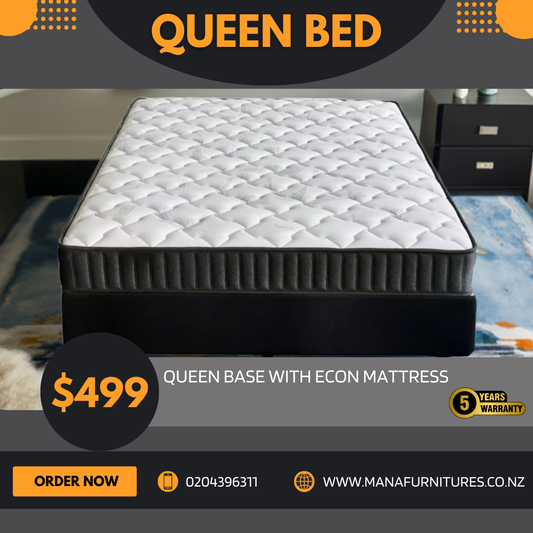 Queen Base and Econ Mattress