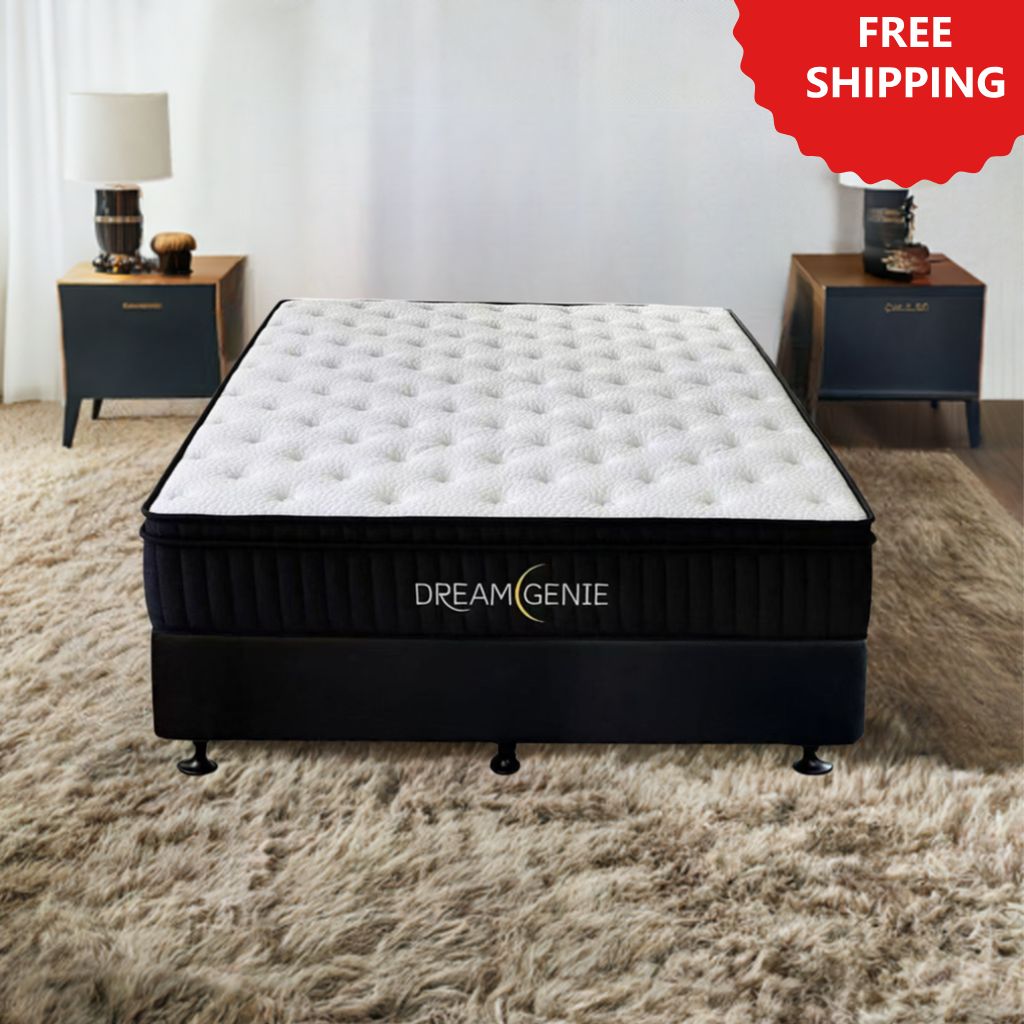 Dream Genie Queen Pocket Spring Euro Top Bed