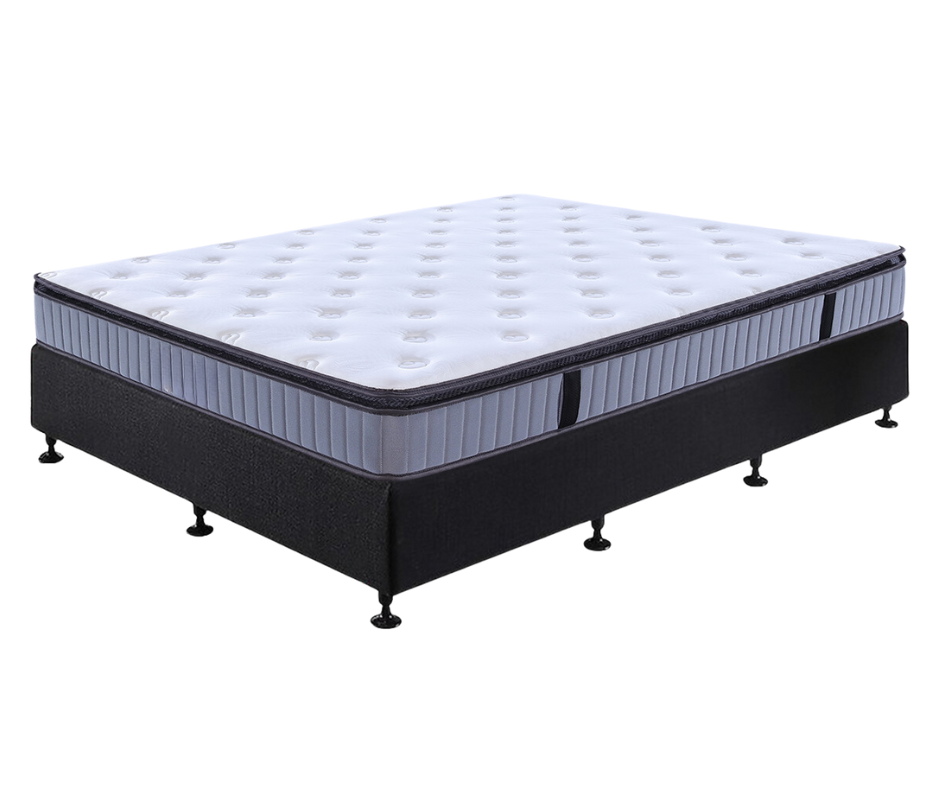 QUEEN BASE WITH PILLOW TOP MATTRESS