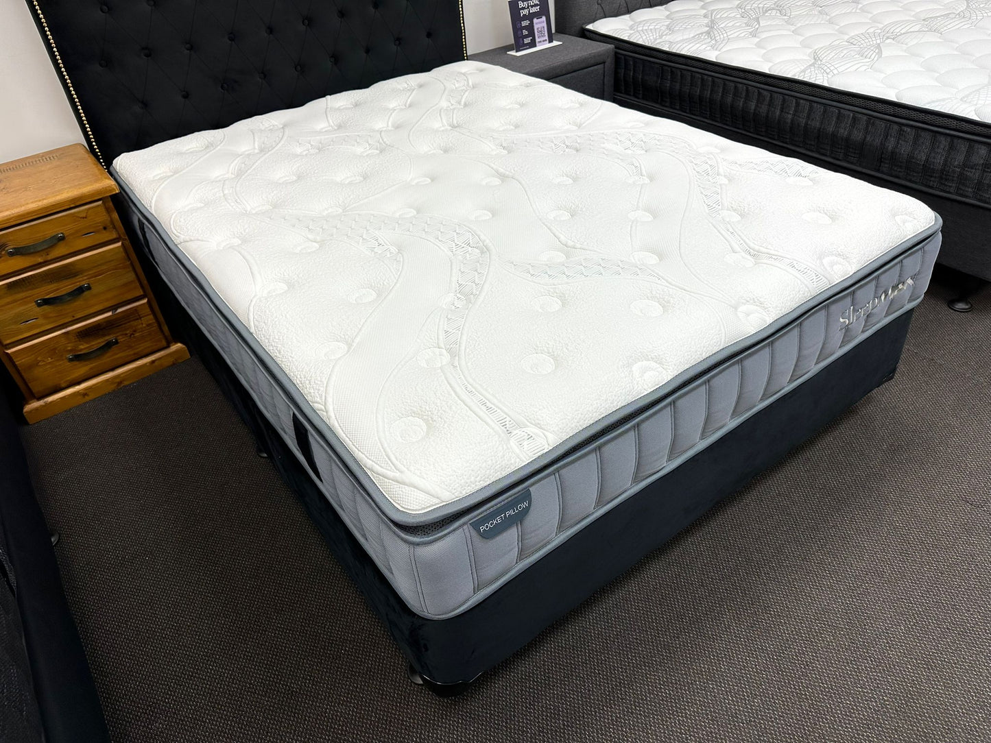 SLEEPMAX BASE WITH POCKET PILLOW TOP