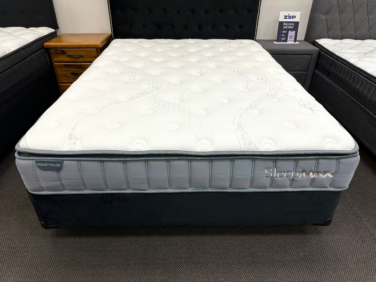 SLEEPMAX BASE WITH POCKET PILLOW TOP