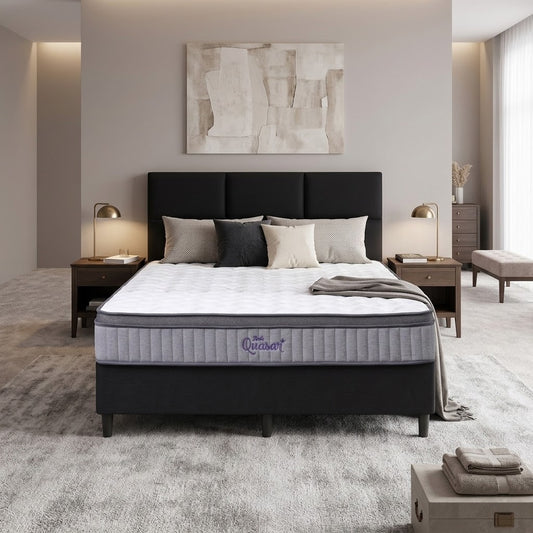 NZ Made Base with Quasar Pocket Spring Euro Top Mattress