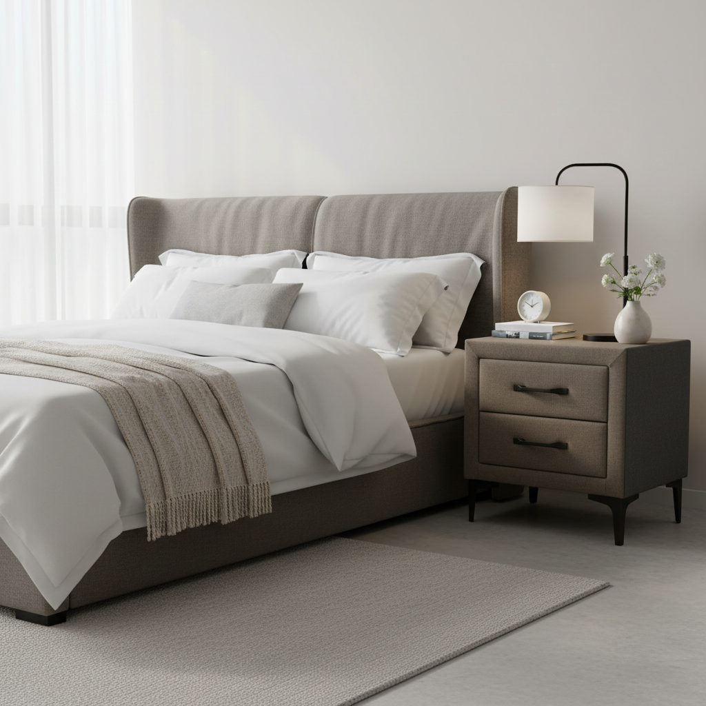 Chicago Bedside In Fabric On Clearance