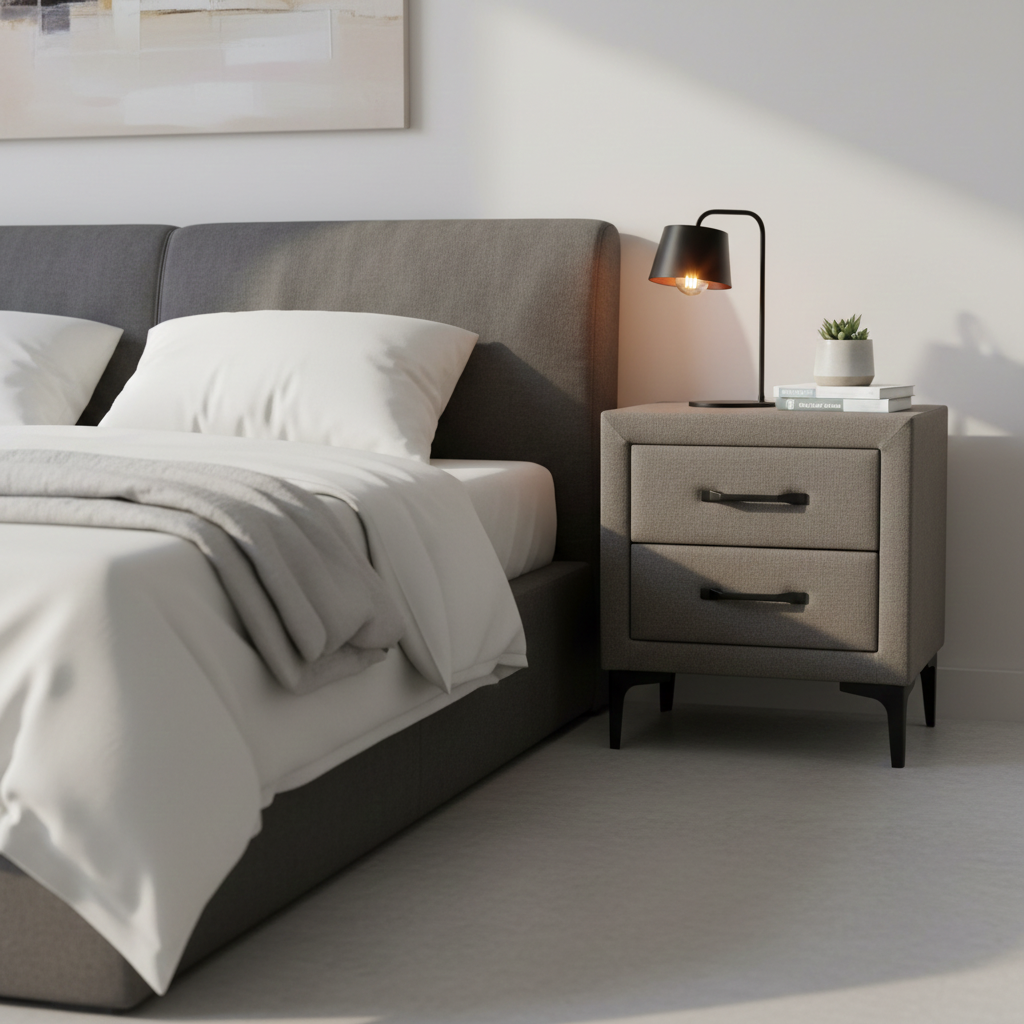Chicago Bedside In Fabric On Clearance