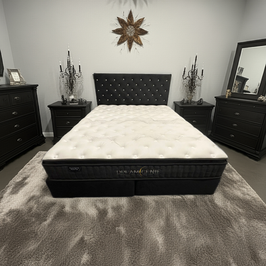 Portland NZ Made Bed With Pocket Spring Pillow Top Mattress