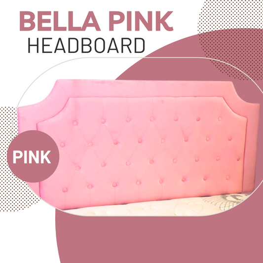 Bella Pink Velvet Headboard